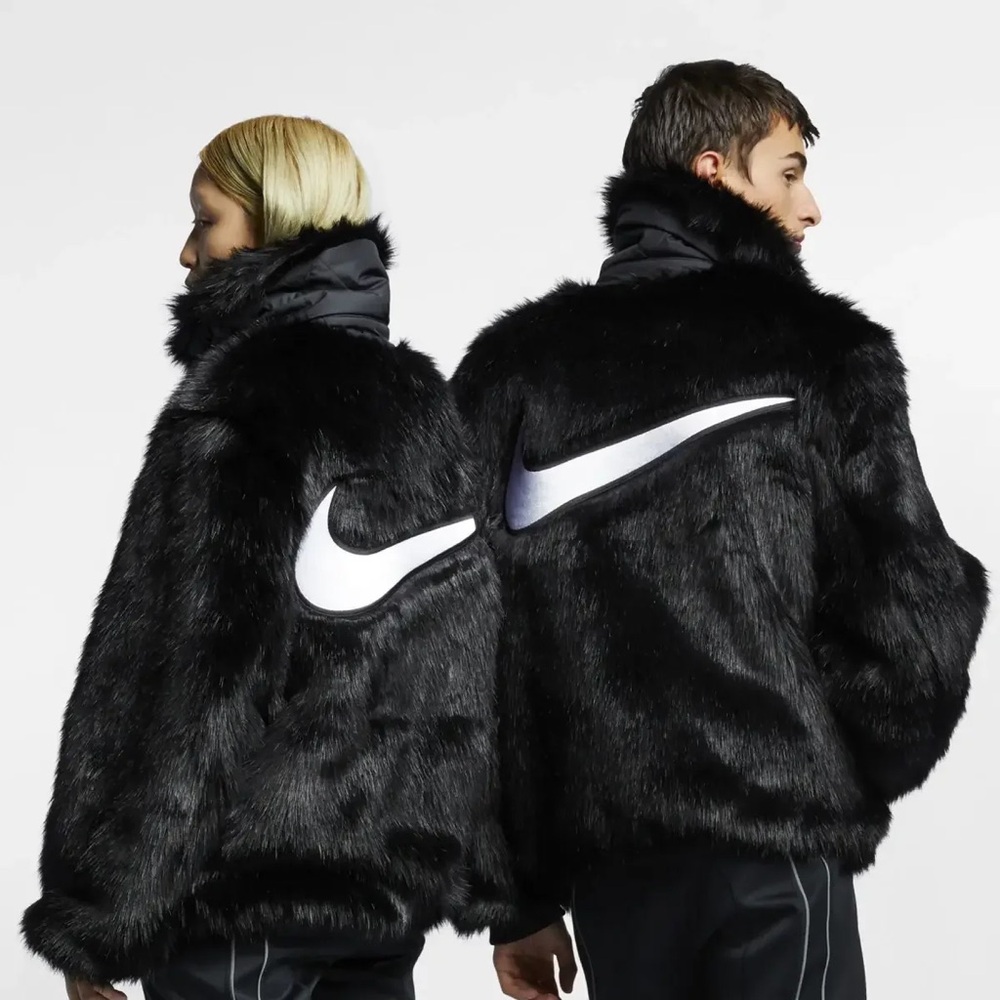 Nike x AMBUSH Reversible Faux-Fur Coat